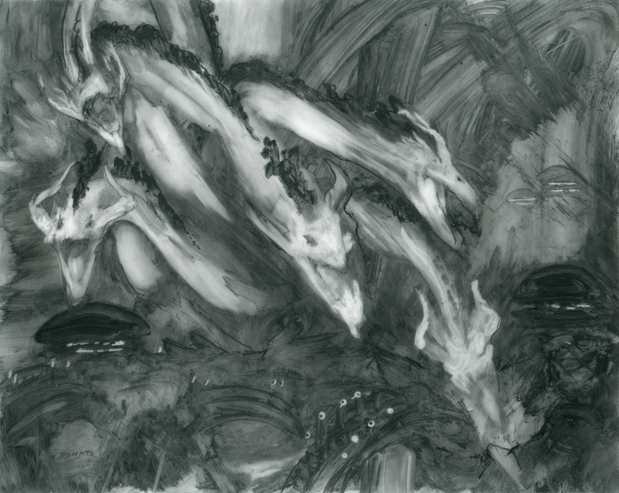 [物販][Sketch][Donato Giancola] Genesis Hydra - preliminary