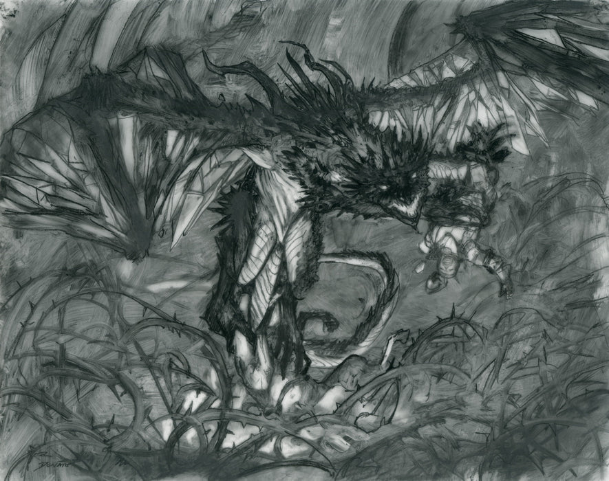 [物販][Sketch][Donato Giancola] Malevolent Witchkite - preliminary