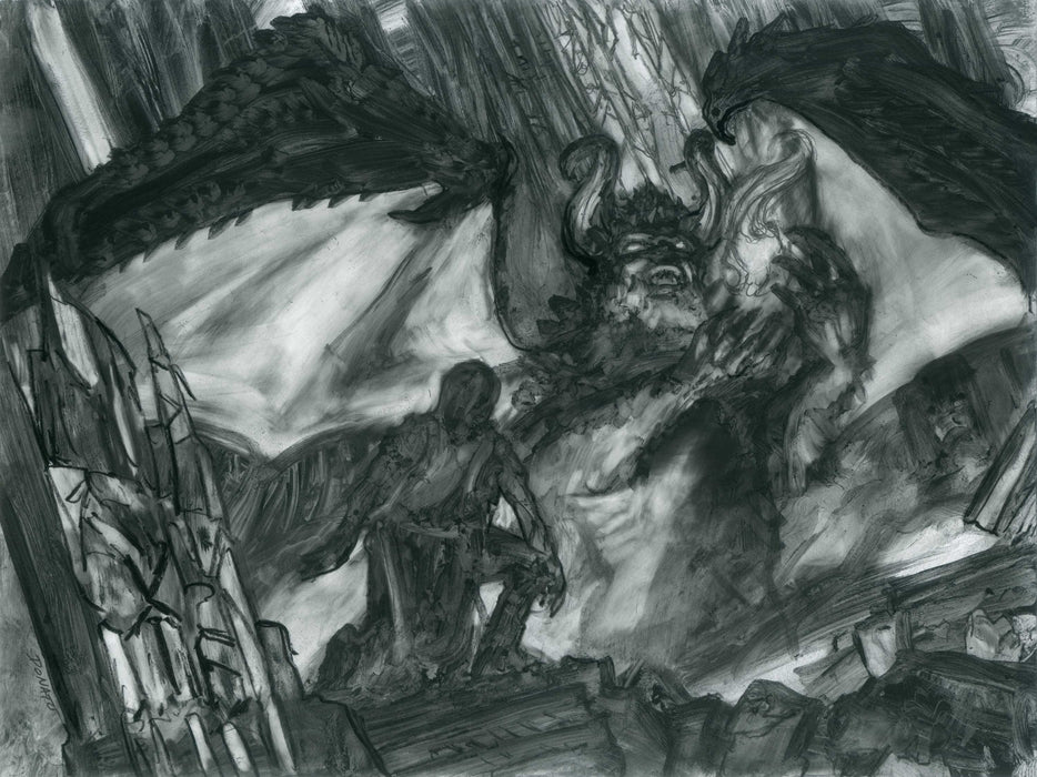 [物販][Sketch][Donato Giancola] Tyrannical Pitlord- preliminary selected