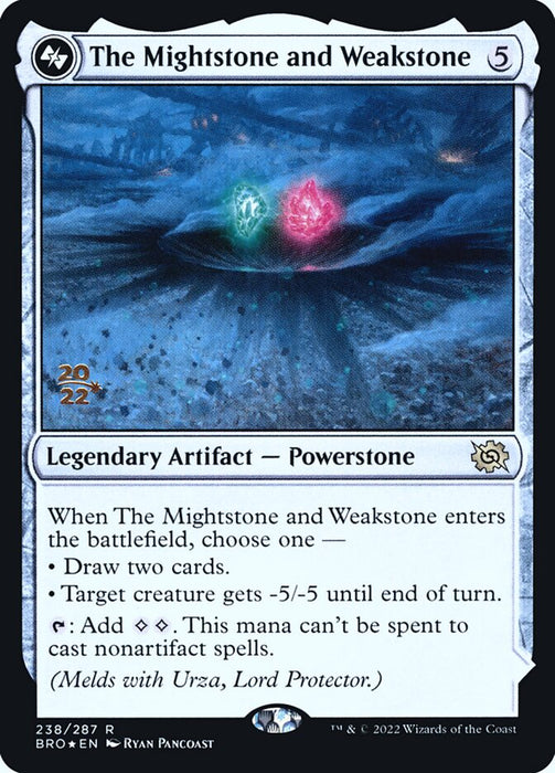 [Foil][PBRO] マイトストーンとウィークストーン/The Mightstone and Weakstone