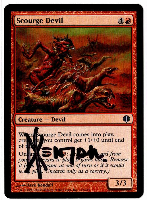 Scourge Devil-EN-ALA-Signed