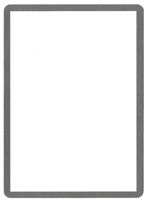 銀枠フィラーカード/Silver Border Filler Card