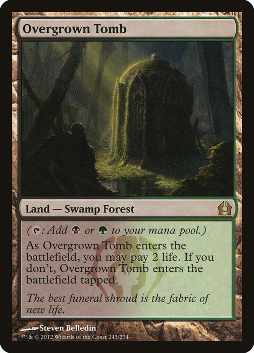 [Foil][RTR] 草むした墓/Overgrown Tomb